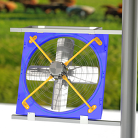 Ventilateur de refroidissement mural efficace 400W pour hangar à vaches Ventilateurs de ventilation pour ferme avicole Extracteur de ventilateur d'extraction suspendu carré industriel
