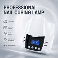 Nouvelle lampe à LED pour les ongles, utilisable pour les mains et les pieds, avec support au sol, longue autonomie sans fil, séchage rapide, lampe UV pour salon de manucure