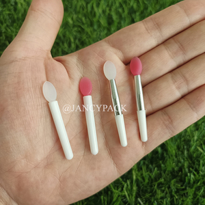Applicateur de crème pour le <span class=keywords><strong>visage</strong></span> en plastique doré, baguette pour le soin de la peau, masque facial en plastique, cuillère pour crème pour les lèvres, <span class=keywords><strong>brosse</strong></span> en silicone pour masque pour les lèvres, blanc, rose - Product Image 4