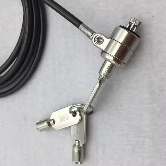 Soporte Para Computadoras 1.8M Customized Zinc Alloy Laptop Notebook Anti Theft Security Cable Key Lock Nano Slot