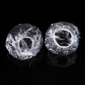 Fundas desechables para los oídos, película transparente de polietileno, ligeras, para teñir el cabello, permanente, uso en salón - Product Image 5