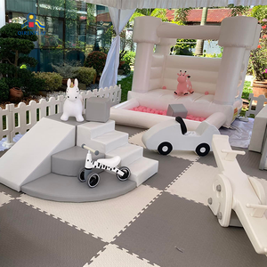 Oferta Especial: Conjunto de Equipos Combinados para Alquiler de Parque Infantil Interior con Castillo, Piscina de Bolas, Túnel y Tobogán - Product Image 4