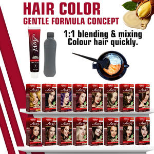 AOYI tinture per <span class=keywords><strong>capelli</strong></span> Color <span class=keywords><strong>colore</strong></span> per <span class=keywords><strong>capelli</strong></span> Color crema 60ml * 2 + guanti pettine Set di colori per <span class=keywords><strong>capelli</strong></span> - Product Image 4