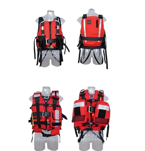 Gilet de sauvetage haute visibilité pour adultes et enfants, usage marin, haute flottabilité, avec bande réfléchissante - Product Image 1