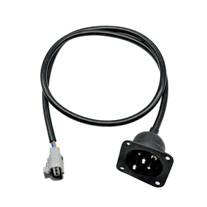 交流电源插头进线盒插座电缆充电座插座220伏交流15A 35A 75A带0.7米电缆 - Product Image 2