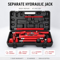 Kit de Reparación Hidráulica de Carrocería de 20 Toneladas, Juego de Pistón y Bomba Porta Power con Caja de Almacenamiento