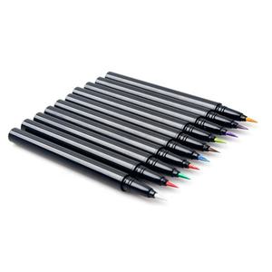 Eyeliner liquide ultra-fin sans marque, longue tenue et anti-bavures, noir mat naturel, stylo sous-couche coloré scintillant - Product Image 4