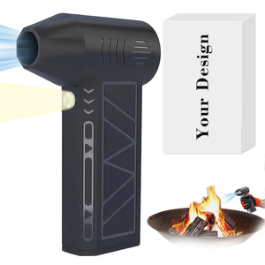 Souffleur d'air électrique portable mini 130000 tr/min, ventilateur de séchage 3 vitesses réglables, dépoussiéreur pour voiture, camping-car et extérieur, support espagnol - Product Image 1