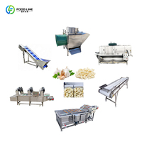 Automatische knoflookpelschilmachines, knoflookpoeder productielijn, knoflookpelschillijn