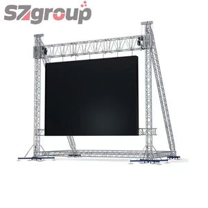 Support d'affichage portable en acier allié aluminium F34 à double couche, structure de treillis, stand publicitaire, tube principal d'angle 90°, 50*2mm, charge de 200 kg - Product Image 2