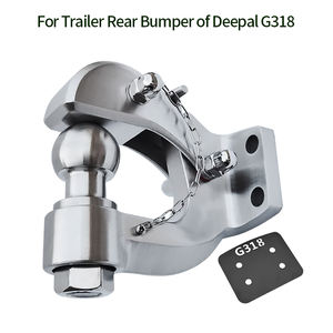 Crochet de remorquage tout-terrain en acier inoxydable 304 pour Deepal G318 avec base de fixation pour boule de remorquage, accessoires et pièces automobiles - Product Image 4