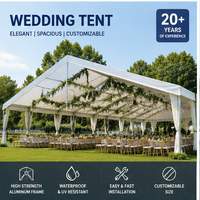 Carpa Transparente Impermeable de PVC para Ceremonias, Carpa Transparente para Eventos y Bodas al Aire Libre