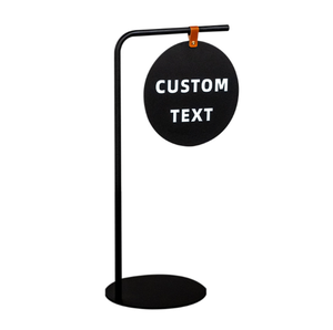 Классический рекламный знак магазина кофе-металлическая окрашенная отделка, передвижная двухсторонняя вывеска-витрина у входа - Product Image 4