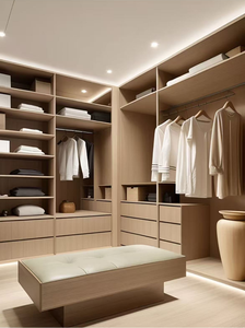 Armarios modernos ligeros de lujo de MDF, guardarropa portátil y plegable, muebles para dormitorio y sala de estar para uso doméstico o de hotel - Product Image 5