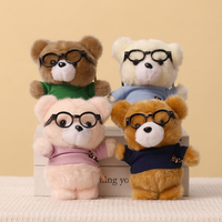 En gros, Adorable Ours en Peluche de 14 cm, Porte-clés, Pendentif Souple pour Sac, Poupée, Ours en Peluche Personnalisé, Animal en Peluche pour Cadeau Promotionnel