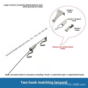 1-năm treo thư pháp gương triển lãm hiện đại dây thép hình ảnh treo hướng dẫn đường sắt kim loại cửa sổ cửa phụ kiện vít - Product Image 6