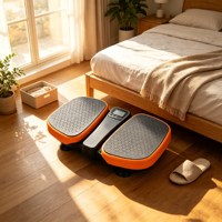 Plateforme vibrante sans fil portable mini pour le tonification et le bien-être du corps entier - Appareil de fitness à domicile
