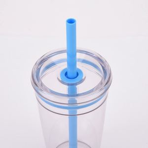 Eco Friendly 450ml Tritan <b>Coffee</b> Cup Single Wall Plastic Tumbler with Straw and Lid Customize for Outdoor Iced <b>Coffee</b> Smoothie - Product Image 6
