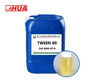 HUA Tween 60 Polysorbate 60 Polyoxyethylene sorbitan monolaurate CAS No.: 9005-67-8 with fast delivery