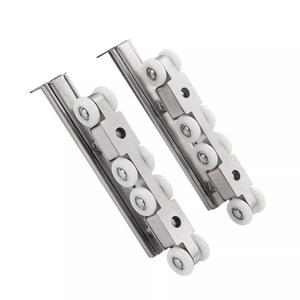 Poulie de <span class=keywords><strong>porte</strong></span> <span class=keywords><strong>coulissante</strong></span> <span class=keywords><strong>suspendue</strong></span> <span class=keywords><strong>en</strong></span> acier inoxydable, moderne et minimaliste, 3,0 mm, <span class=keywords><strong>pour</strong></span> portes <span class=keywords><strong>en</strong></span> bois/<span class=keywords><strong>verre</strong></span>/pliantes, silencieuse - Product Image 1