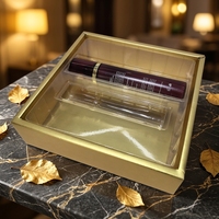 Insert en plastique transparent thermoformé, disposition personnalisée pour flacon de soin de la peau, ensemble cosmétique, usine OEM, emballage cadeau en gros, plateau de rangement