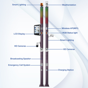 Gebosun tùy chỉnh ngoài trời không thấm nước thông minh tín hiệu giao thông ánh sáng cực với giám sát từ xa thông minh cực - Product Image 4