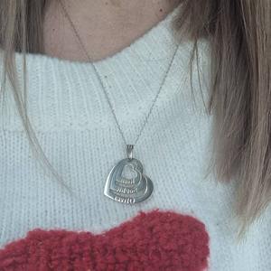 Collana personalizzata con nome di famiglia in acciaio inossidabile nome multiplo con Design a cuore ciondoli di collana con nome personalizzato - Product Image 4