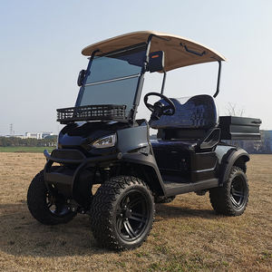 Carrito de Carga Grande, Carrito de Golf Eléctrico Utilitario para 2 Pasajeros con Neumáticos Todoterreno, Alcance de 90 km y Velocidad de 30-50 km/h - Product Image 2