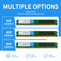 Module de RAM de bureau Vaseky DDR3 ECC 4 Go/8 Go 1333/1600 MHz PC3-12800 240PIN DIMM pour mise à niveau d'ordinateur, stable et en stock
