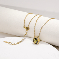 Derniers modèles de colliers pendentifs en acier inoxydable or bijoux de mode pour les jeunes femmes