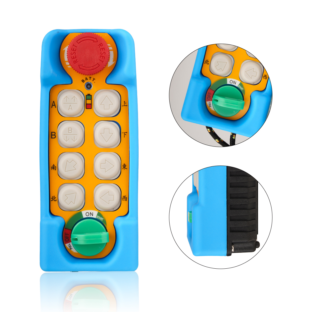 K2-8 <strong>Wireless</strong> Industrial Waterproof <strong>Remote</strong> <strong>Controller</strong> for <strong>Elevator</strong> Crane Lift Hoist with 1 Year Warranty