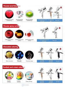 무스 케이크 특수 샌드블라스팅 기계 (에어 펌프+실버+소형 스프레이 건) - Product Image 4