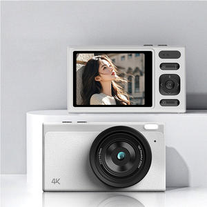 Appareil photo numérique compact professionnel vintage BENJIE 4K à prix abordable, zoom numérique 16x, autofocus, double objectif, capteur CMOS pour vlogging - Product Image 3