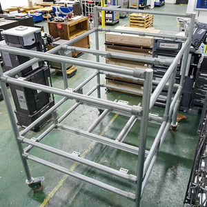 Chống tĩnh hậu cần lưu trữ Ống giá bảo vệ chống ăn mòn hội thảo Kệ hệ thống với nạc ống PE kệ và nạc Ống - Product Image 6