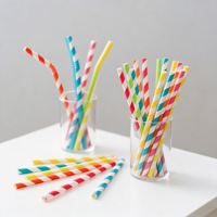 Pailles jetables personnalisables en pâte de bois écologiques et recyclables, sans danger pour les aliments, pour restaurants et événements