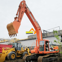 Excavatrice sur chenilles d'occasion Daewoo Doosan DH300LC-7, modèle 2018, origine Japon, 30 tonnes, moteur 147 kW, capacité de la benne de 1,5 m³, prix avantageux