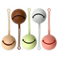 Sans BPA Portable souple Flexible Silicone nouveau-né bébé sucette stockage conteneur support étui housse pochette pour sac à couches poussette
