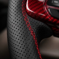 Volant sport personnalisé à 3 branches en fibre de carbone pour l'approvisionnement transfrontalier – Pièces de mise à niveau intérieure pour voiture Magotan