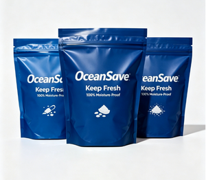 Free Sample Custom Stand Up Zipper Pouch Powder Candy Printed Logo Foil Tear Notch Sturdy Fresh Secure Stable Durable - Product Image 3