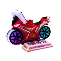 Vente Flash : Machine de Jeu Simulateur de Course de Moto d'Arcade Intérieur à Monnayeur pour Enfants, Compatible 110V/220V, pour les Plus de 6 Ans
