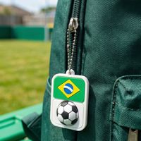 3D-Gedruckter Flaggen-Anhänger Fußball-Klicker Tastatur-Fidget Stressabbauendes Spielzeug Anpassbares 3D-Druck Souvenir für Fußballfans