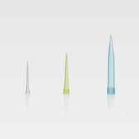 Prix d'usine, embouts de pipette bleus, embouts de pipette en plastique PP transparent pour utilisation en laboratoire