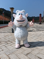 Costume de mascotte gonflable Masha et l'ours, tenue de cosplay en peluche fourrée pour événements, fêtes et défilés