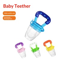 Silicone mesh zakje voor bijtringen, middelgrote doorlatende fruitvoeder, babyvoedingssupplement voor baby's - groothandel kraamartikelen