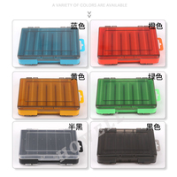 Howell Portable 138*103mm Double Couche PP En Plastique Tackle Box 12 Compartiments Pêche Leurre Mallette De Rangement Étanche Siège Boîte Rivière