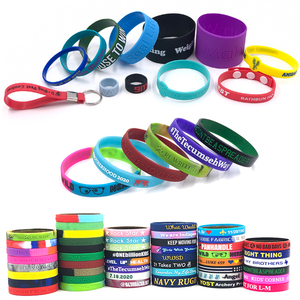 Hot Selling Multi Colors Rubber Silicone Wristband Custom Logo Activity Even Sports Wristbands