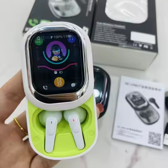 OEM Wireless TWS Earbuds ENC Noise Cancelling Mic Deep Bass HiFi LED Display ANC Noise Reduction Wireless Earbuds
