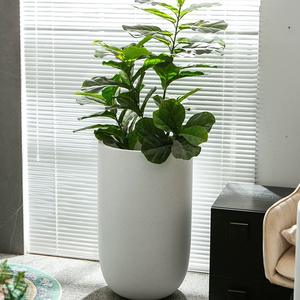 Grandes jardinières et pots en céramique de luxe <span class=keywords><strong>pour</strong></span> plantes et fleurs, <span class=keywords><strong>pour</strong></span> <span class=keywords><strong>intérieur</strong></span> et extérieur, <span class=keywords><strong>pot</strong></span> en fibre <span class=keywords><strong>d</strong></span>'argile <span class=keywords><strong>haut</strong></span> <span class=keywords><strong>pour</strong></span> <span class=keywords><strong>d</strong></span>écoration - Product Image 4