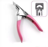 Coupe-ongles en acier inoxydable en forme de U pour les soins professionnels des ongles