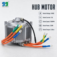 Moteur de roue électrique GOLDGUN 6 pouces 24V 250W DC 700 tr/min 3,5 Nm avec pneus en caoutchouc massif pour roues motrices de robot